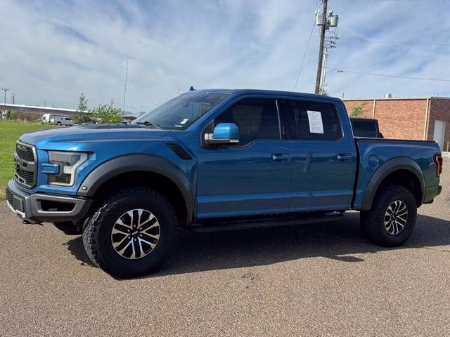 2020 Blue Metallic Ford F-150 Raptor 4X4 Truck