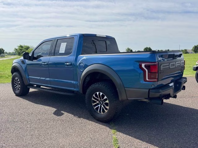2020 Blue Metallic Ford F-150 Raptor 4X4 Truck