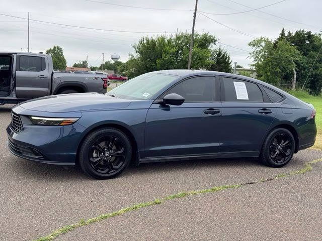 2025 Canyon River Blue Met Honda Accord SE FWD Sedan