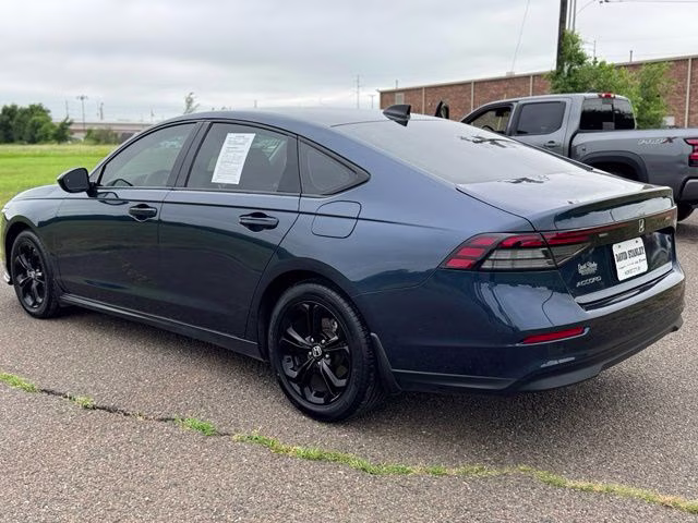 2025 Canyon River Blue Met Honda Accord SE FWD Sedan