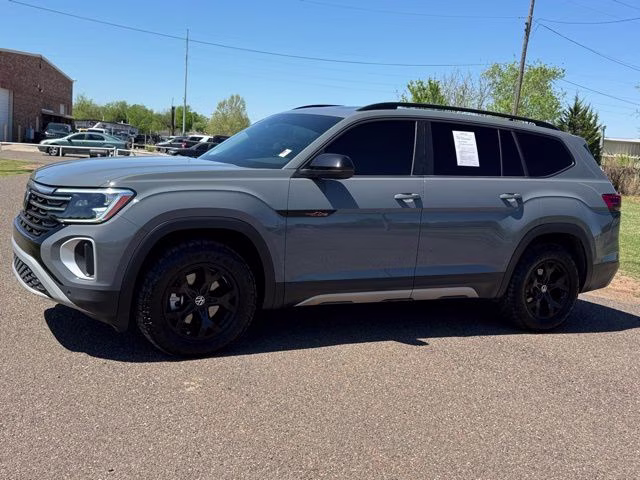 2024 Pure Gray Volkswagen Atlas 2.0T Peak Edition SE w/Technology AWD SUV