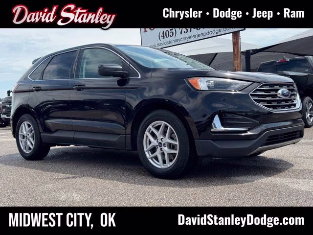 2022 Black Metallic Ford Edge SEL AWD SUV