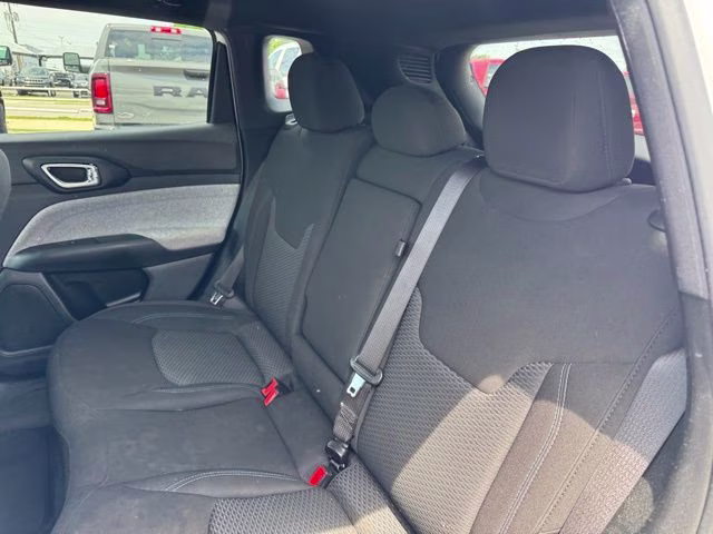 2023 Bright White Clearcoat Jeep Compass Sport 4X4 SUV