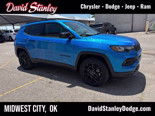 2026 Blue Pearl Jeep Compass Latitude 4X4 SUV