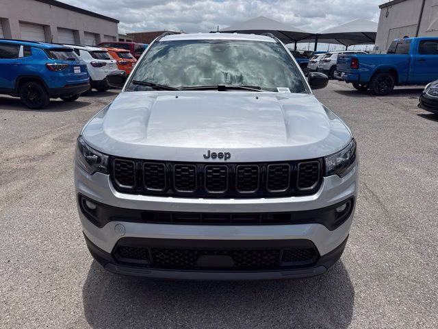 2026 Silver Zynith Metallic Clearcoat Jeep Compass Latitude 4X4 SUV