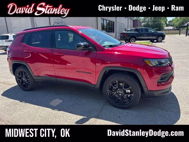 2026 Red Hot Pearlcoat Jeep Compass Latitude 4X4 SUV