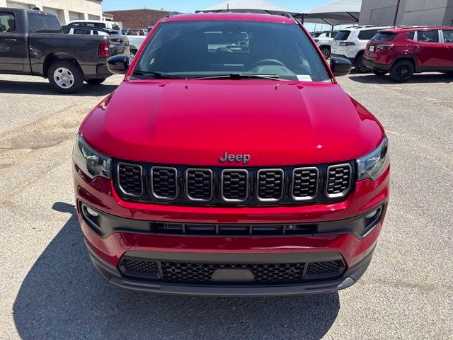 2026 Red Hot Pearlcoat Jeep Compass Latitude 4X4 SUV