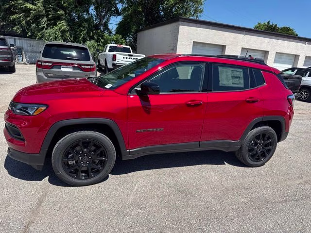 2026 Red Hot Pearlcoat Jeep Compass Latitude 4X4 SUV