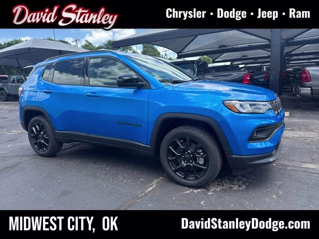 2026 Hydro Blue Pearlcoat Jeep Compass Latitude 4X4 SUV