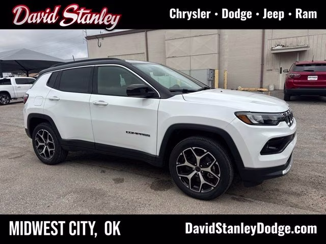 2026 Bright White Clearcoat Jeep Compass Limited 4X4 SUV