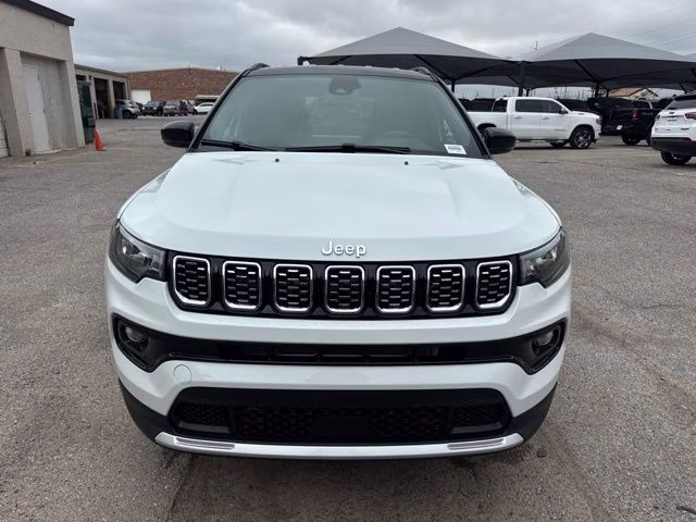 2026 Bright White Clearcoat Jeep Compass Limited 4X4 SUV