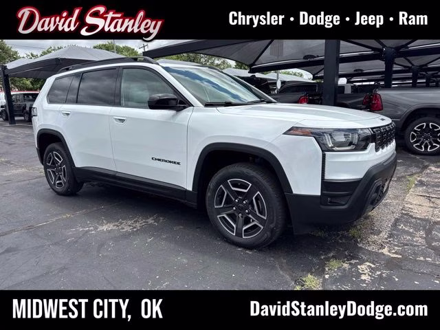 2026 Bright White Clearcoat Jeep Cherokee Laredo 4X4 SUV