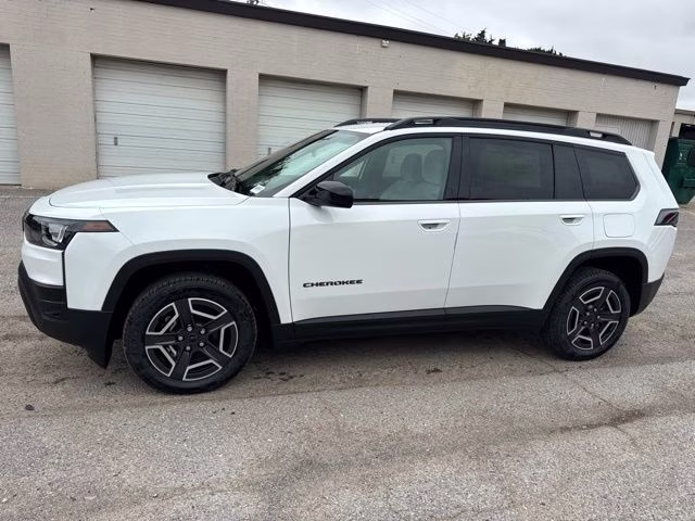 2026 Bright White Clearcoat Jeep Cherokee Laredo 4X4 SUV