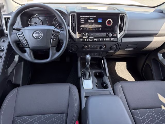 2025 Glacier White Nissan Frontier SV RWD Truck