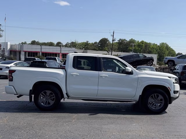 2025 Glacier White Nissan Frontier SV RWD Truck