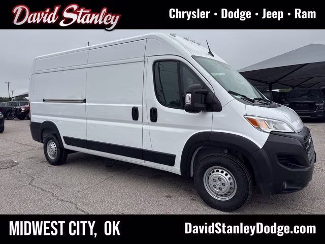 2026 Bright White Clearcoat Ram ProMaster 2500 High Roof FWD Van