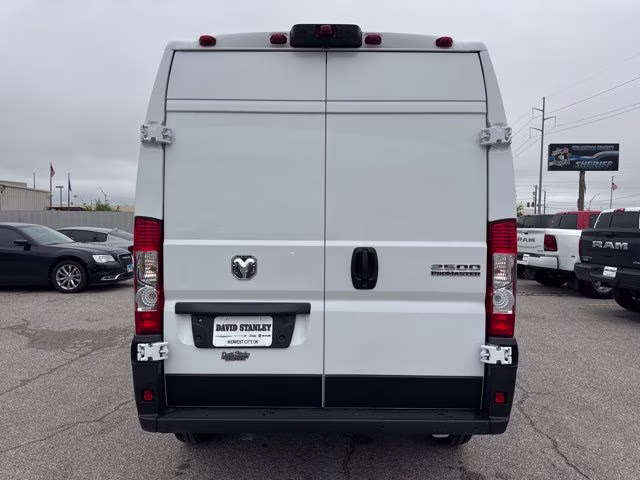2026 Bright White Clearcoat Ram ProMaster 2500 High Roof FWD Van