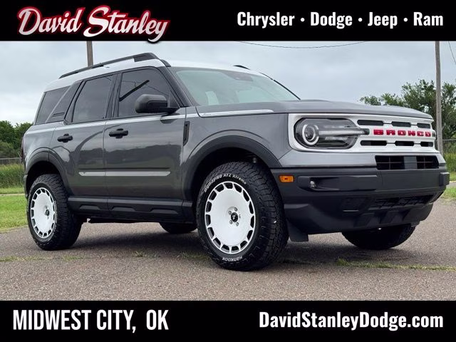 2024 Gray Metallic Ford Bronco Sport Heritage 4X4 SUV