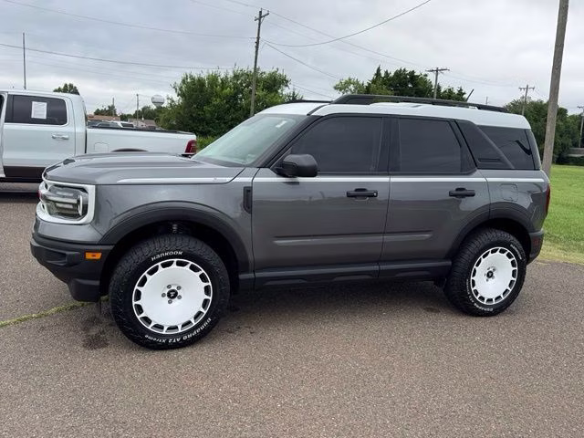 2024 Gray Metallic Ford Bronco Sport Heritage 4X4 SUV