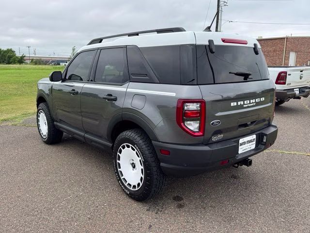 2024 Gray Metallic Ford Bronco Sport Heritage 4X4 SUV