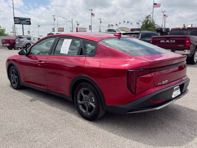 2025 Currant Red Kia K4 LXS FWD Sedan