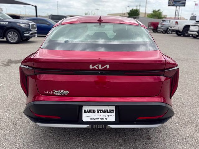 2025 Currant Red Kia K4 LXS FWD Sedan