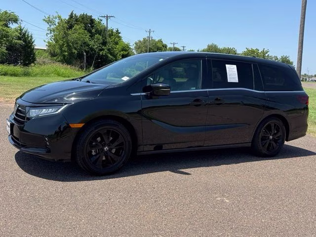 2023 Crystal Black Pearl Honda Odyssey Sport FWD Van