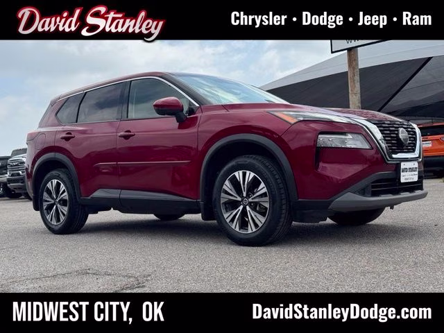 2021 Scarlet Ember Tintcoat Nissan Rogue SV FWD SUV