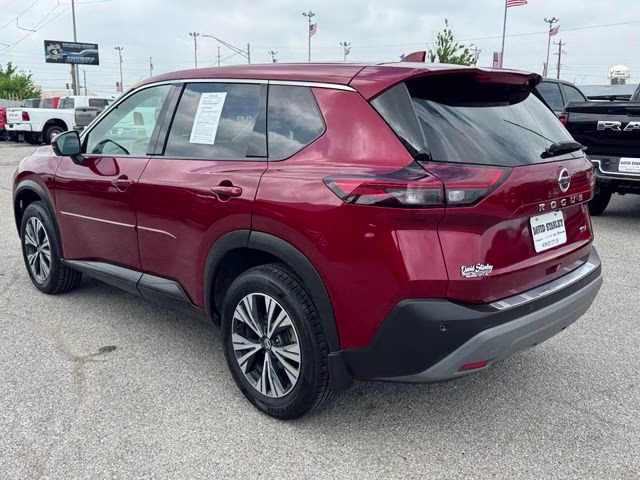 2021 Scarlet Ember Tintcoat Nissan Rogue SV FWD SUV