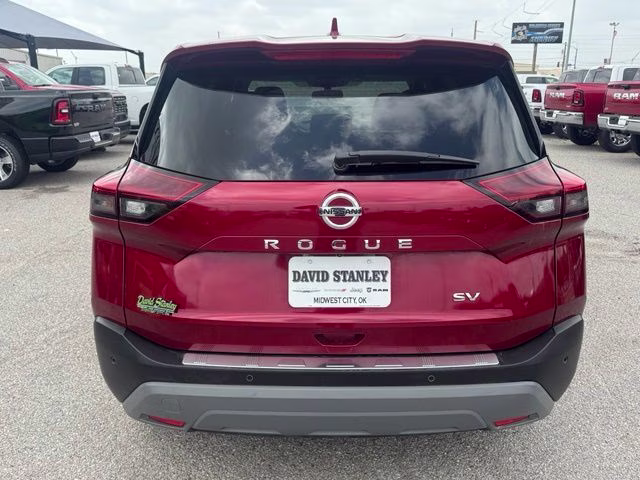 2021 Scarlet Ember Tintcoat Nissan Rogue SV FWD SUV