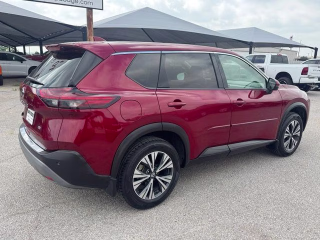 2021 Scarlet Ember Tintcoat Nissan Rogue SV FWD SUV