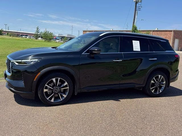 2023 Mineral Black INFINITI QX60 LUXE AWD SUV