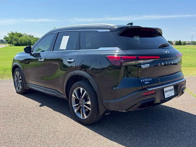2023 Mineral Black INFINITI QX60 LUXE AWD SUV