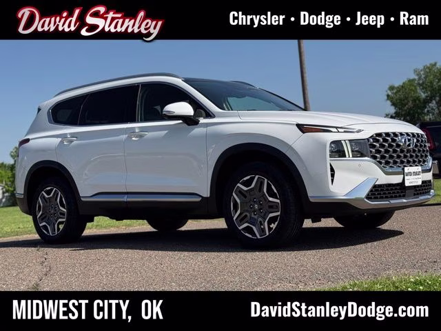 2023 White Pearl Hyundai Santa Fe Limited AWD SUV