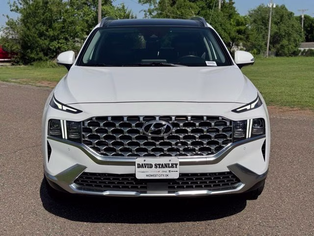 2023 White Pearl Hyundai Santa Fe Limited AWD SUV