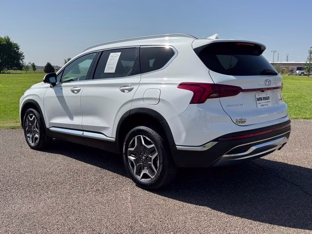 2023 White Pearl Hyundai Santa Fe Limited AWD SUV
