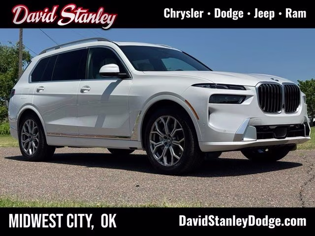 2023 White Metallic BMW X7 xDrive40i AWD SUV