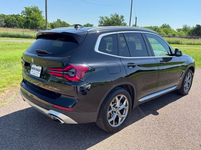 2023 Jet Black BMW X3 xDrive30i AWD SUV