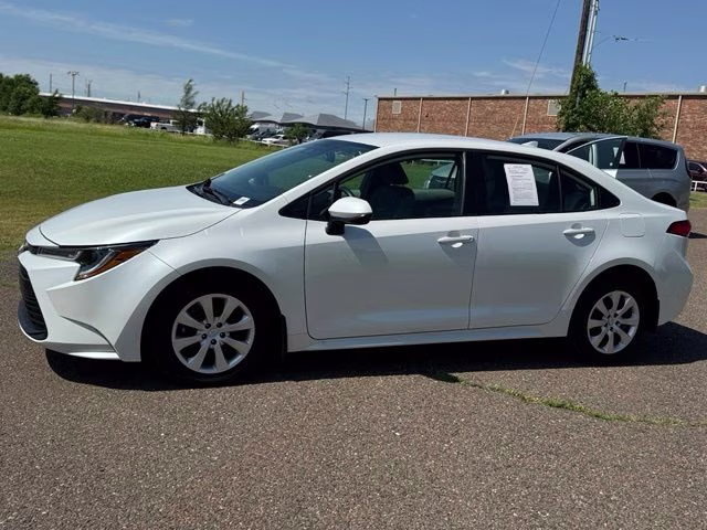 2026 Wind Chill Pearl Toyota Corolla LE FWD Sedan