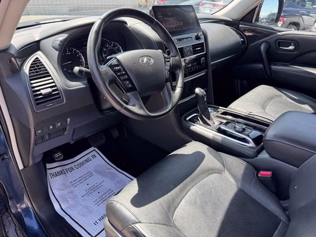 2024 Hermosa Blue INFINITI QX80 LUXE RWD SUV
