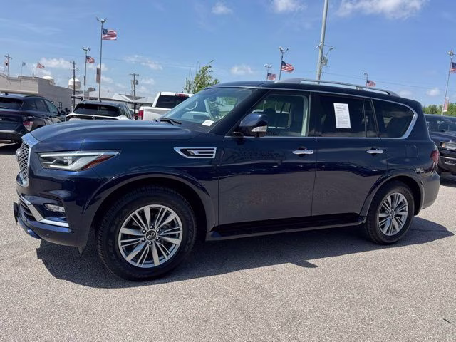 2024 Hermosa Blue INFINITI QX80 LUXE RWD SUV