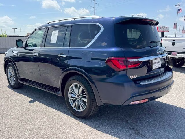 2024 Hermosa Blue INFINITI QX80 LUXE RWD SUV