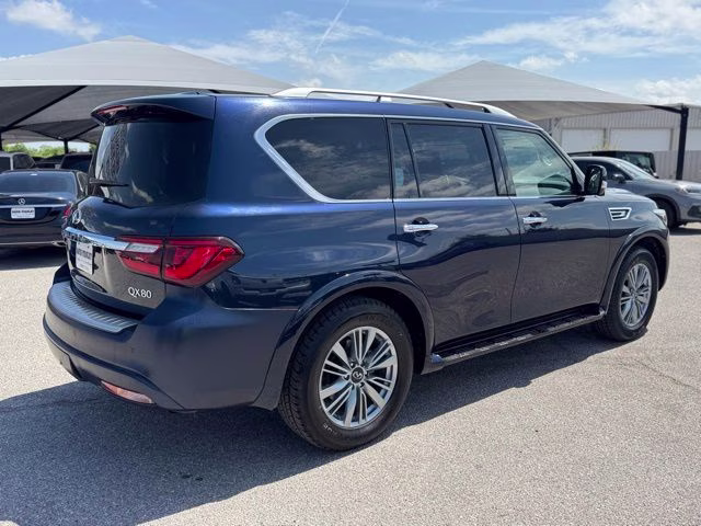 2024 Hermosa Blue INFINITI QX80 LUXE RWD SUV