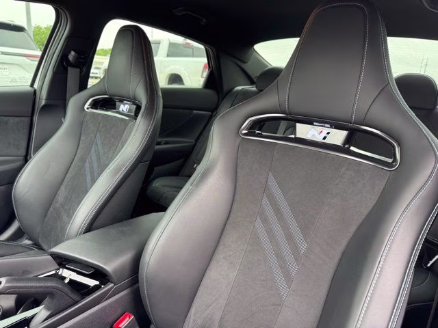 2025 Atlas White Hyundai Elantra N Base FWD Sedan