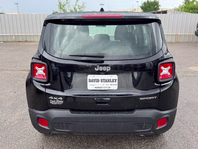2019 Black Clearcoat Jeep Renegade Sport 4X4 SUV