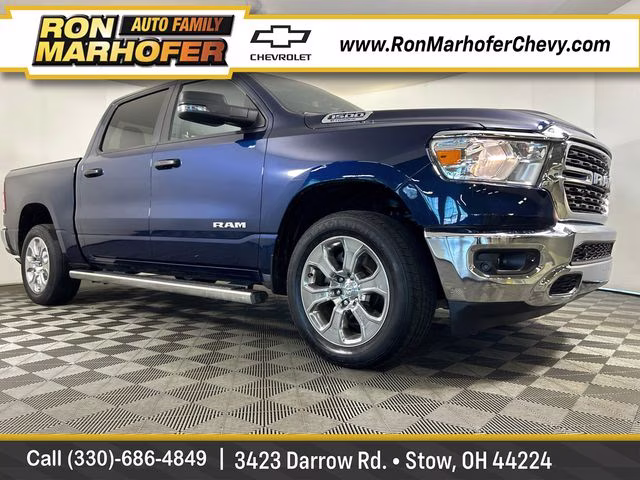 2024 Patriot Blue Pearlcoat Ram 1500 Big Horn/Lone Star 4X4 Truck