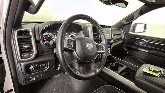2023 Bright White Clearcoat Ram 1500 Laramie 4X4 Truck