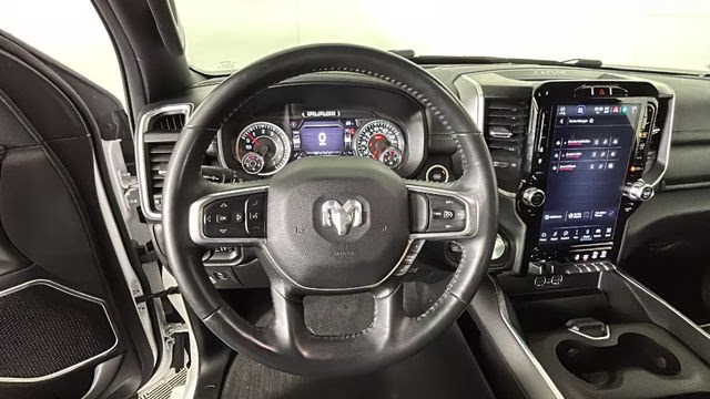 2023 Bright White Clearcoat Ram 1500 Laramie 4X4 Truck