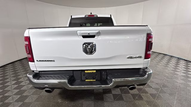 2023 Bright White Clearcoat Ram 1500 Laramie 4X4 Truck