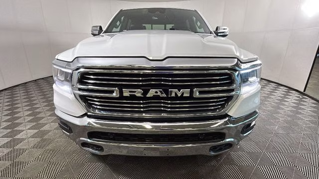 2023 Bright White Clearcoat Ram 1500 Laramie 4X4 Truck
